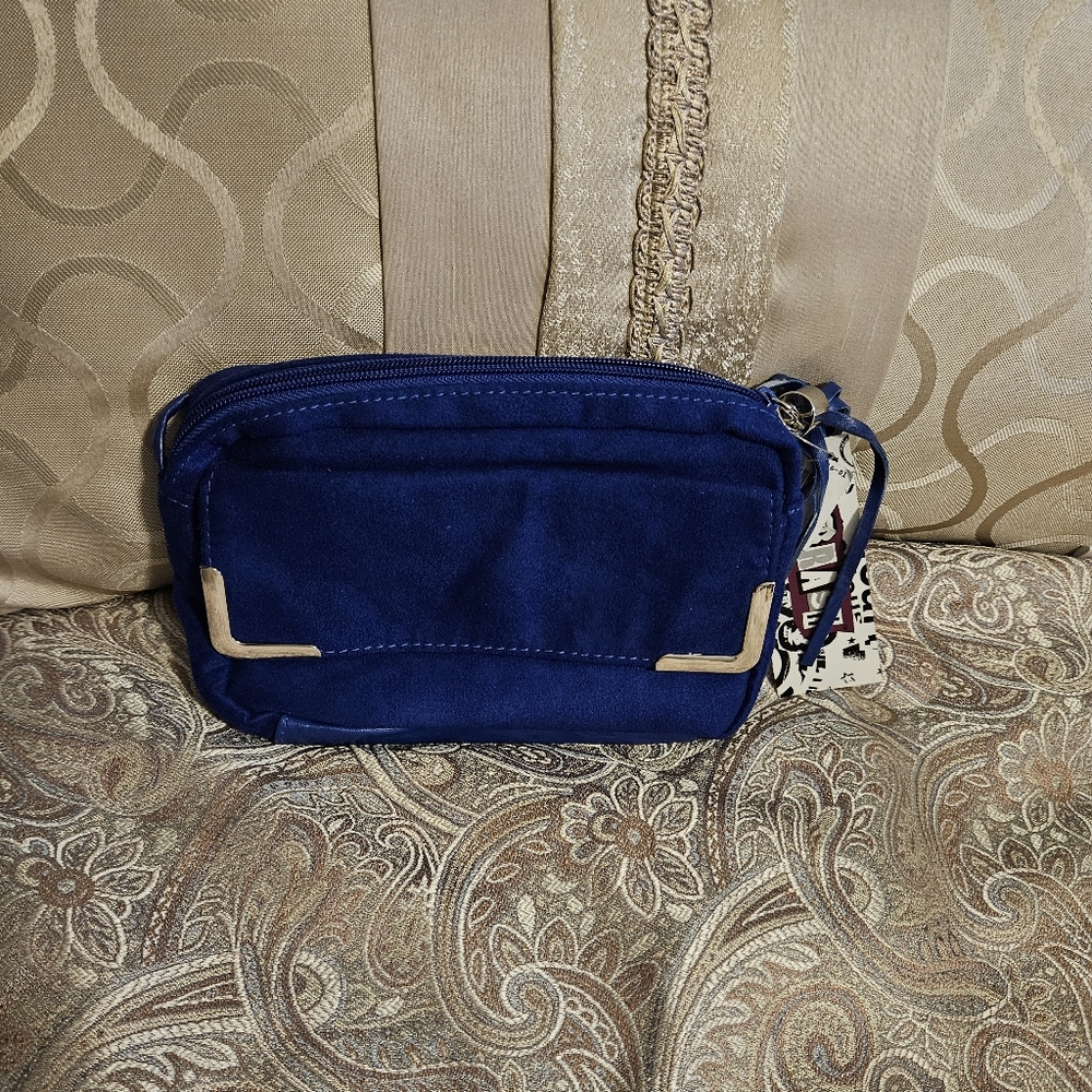 Suede purse